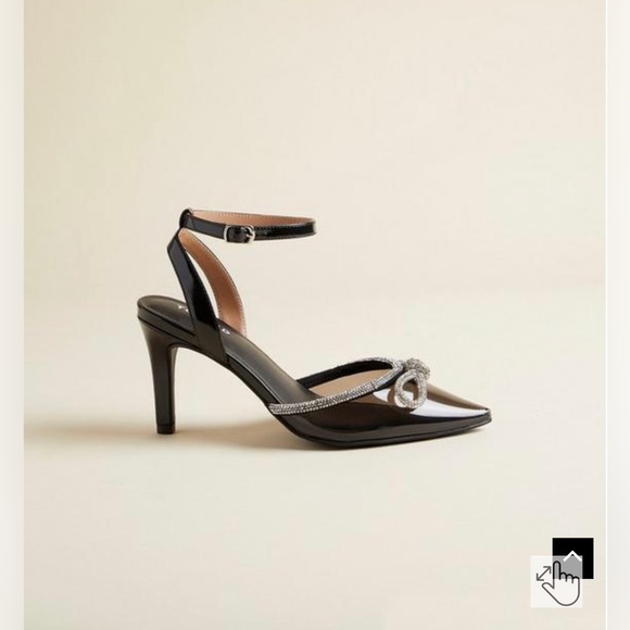 Torrid NEW Size 8 Embellished Bow Pointed Toe Heel (WW) - Picture 3 of 6